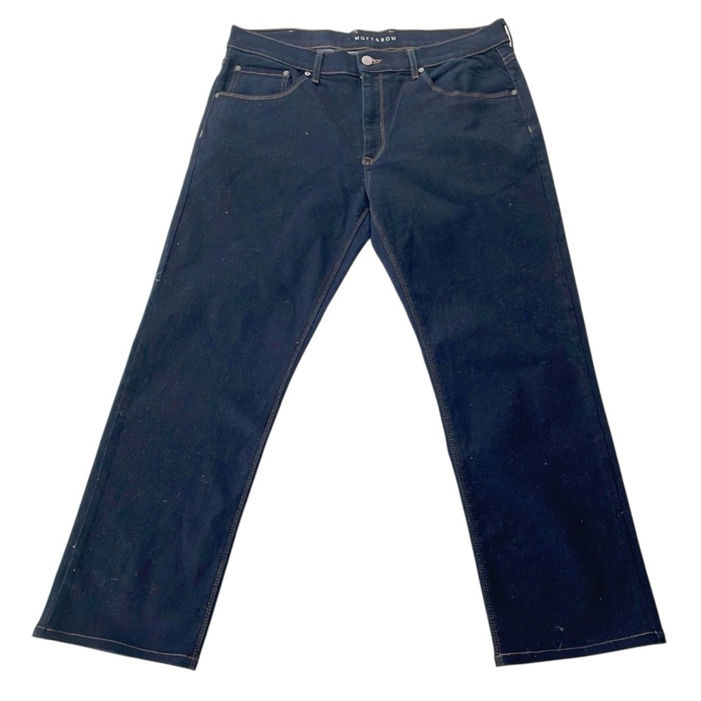 Mott &‎ Bow Mens Sz 38 Dark Wash Blue Slim Jeans Straight